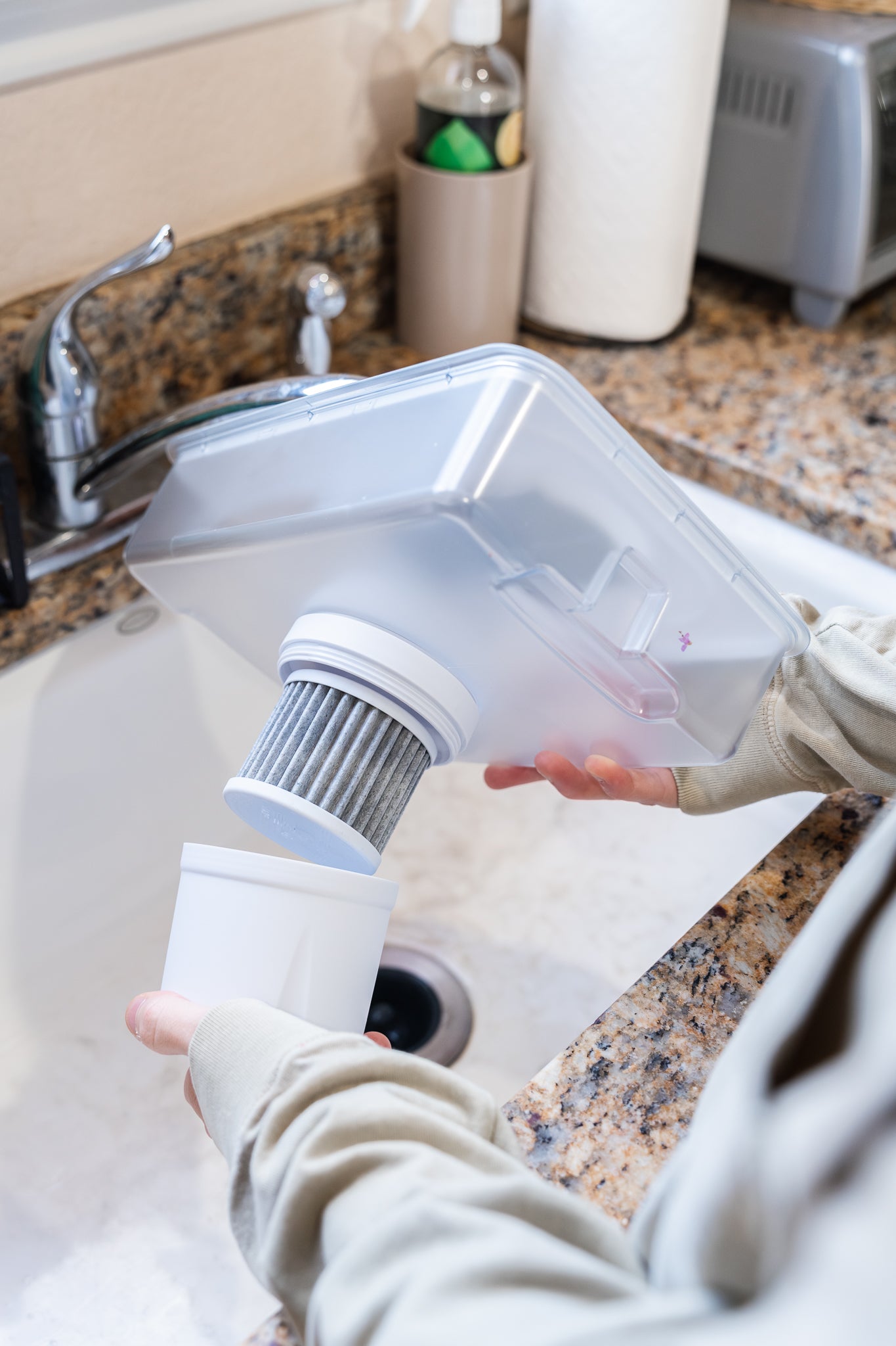 Pure XP Dispenser | Reduces Fluoride & PFAS | More Capacity, Less Refills.