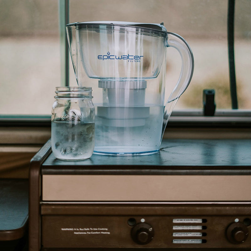 Epic Pure Water Filter Pitcher Removes Fluoride, Lead & PFAS