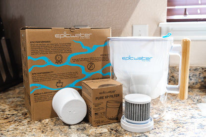 Pure XP Pitcher | Reduces Fluoride, PFAS, & Parasites