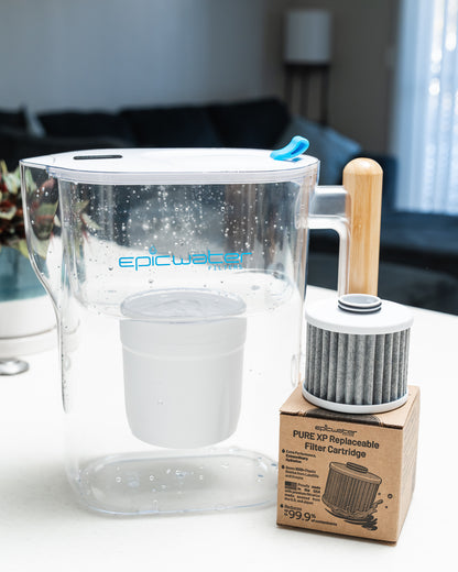 Pure XP Pitcher | Reduces Fluoride, PFAS, & Parasites