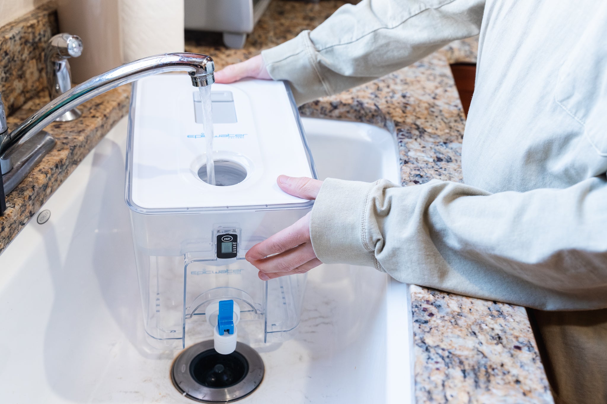 Pure XP Dispenser | Reduces Fluoride & PFAS | More Capacity, Less Refills.