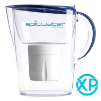 Pure XP Pitcher | Reduces Fluoride, PFAS, & Parasites in Blue