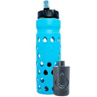 The Escape | Glass Water Bottle with Filter in 