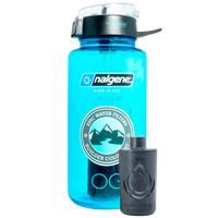 Epic Nalgene OG | Water Filtration Bottle in Slate Blue w/ Covered Lid